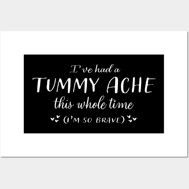 Tummy Ache Wall Art by Hello Emu Design